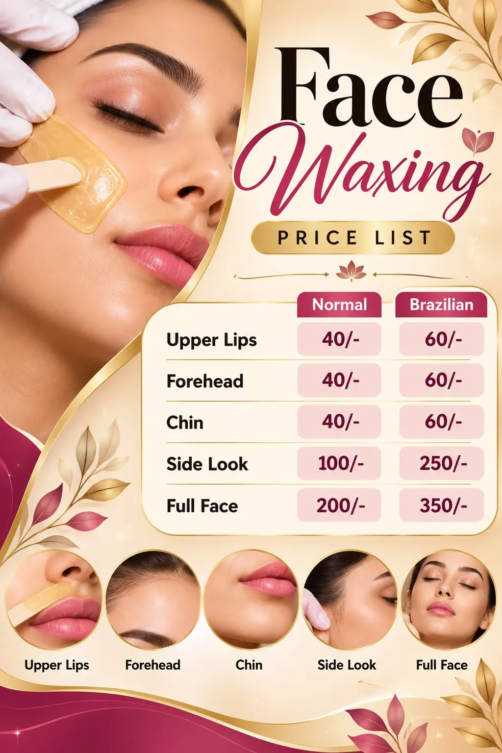 Face Waxing - Alice Jais Beauty Salon and Academy