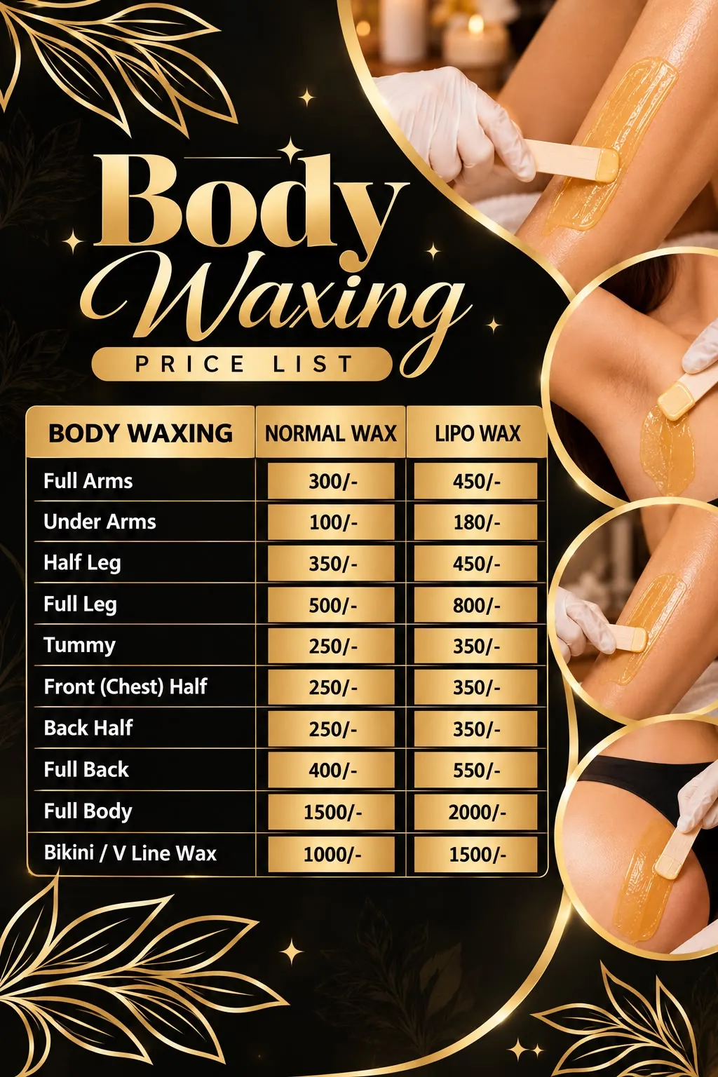 Body Waxing - Alice Jais Beauty Salon and Academy