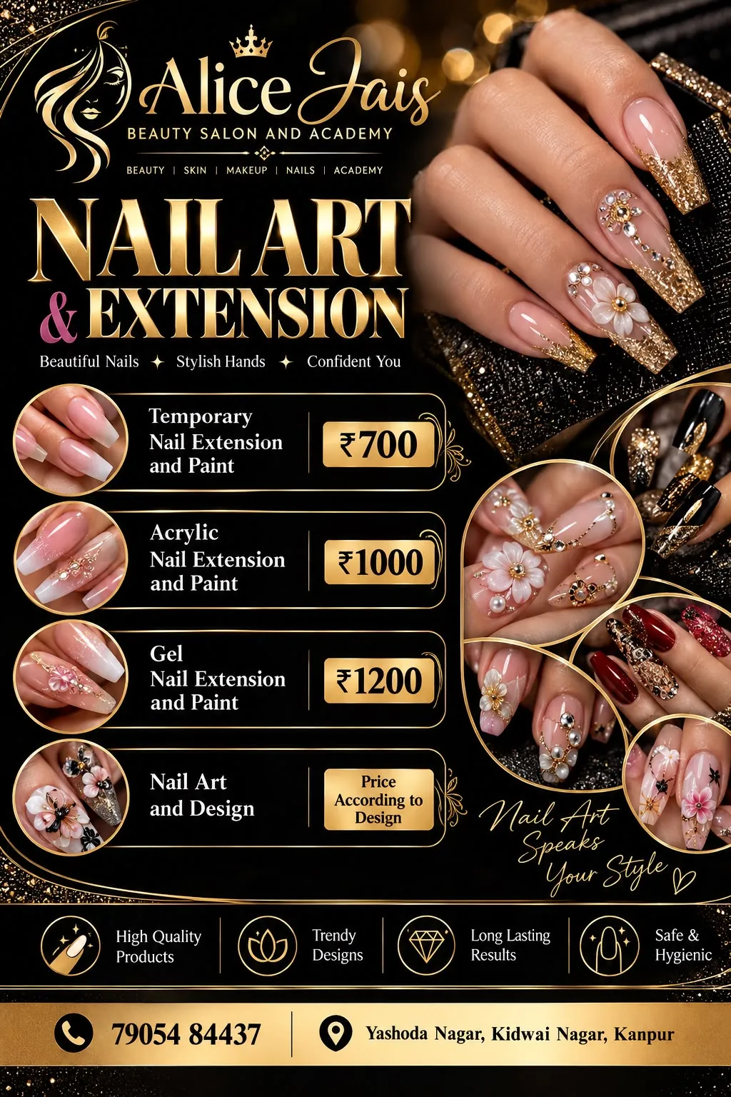Nail Art & Extension - Alice Jais Beauty Salon and Academy